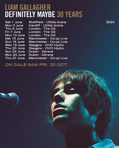 liam gallagher tour tickets